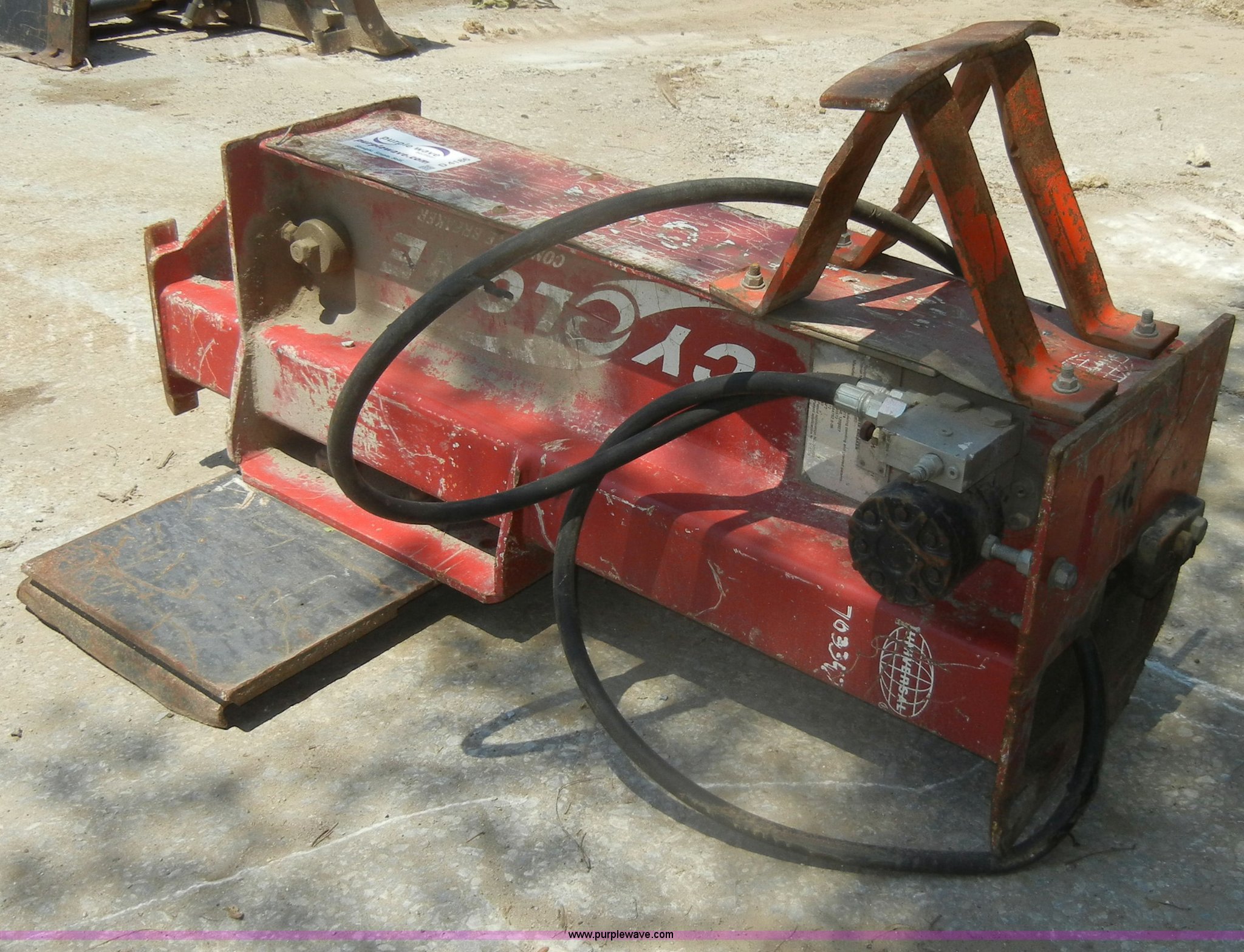 Cyclone drop hammer skid steer attachment in Kansas City, MO Item