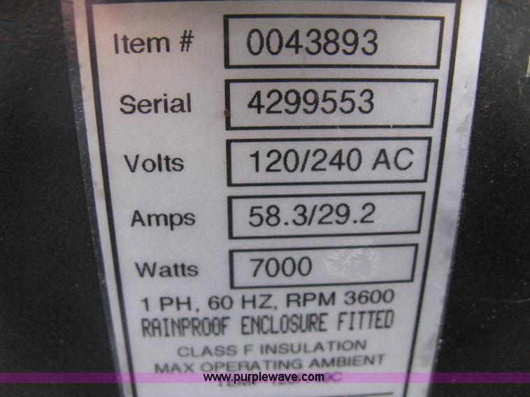 image for item A6498 Generac Guardian Plus backup generator