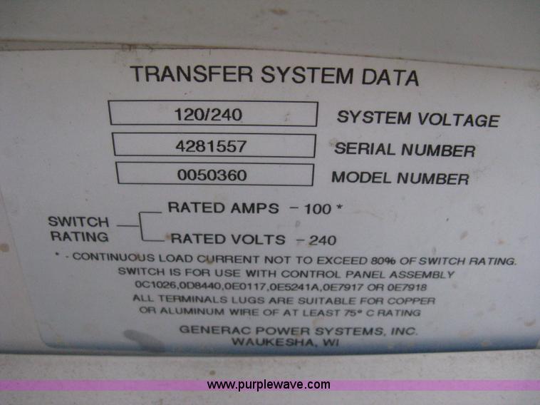 image for item A6498 Generac Guardian Plus backup generator