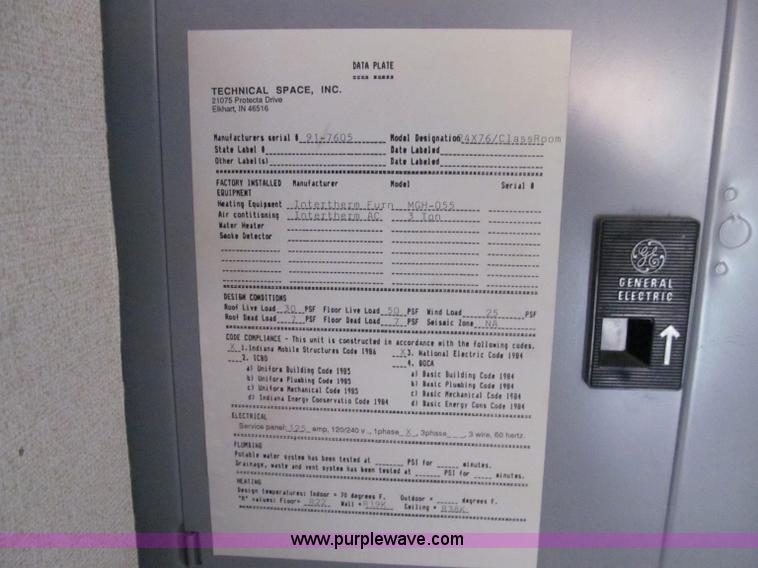 image for item A8380 Technical Space 24' x 76' modular classroom