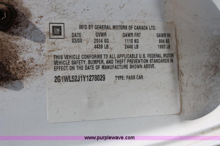 image for item C2583 2000 Chevrolet Lumina