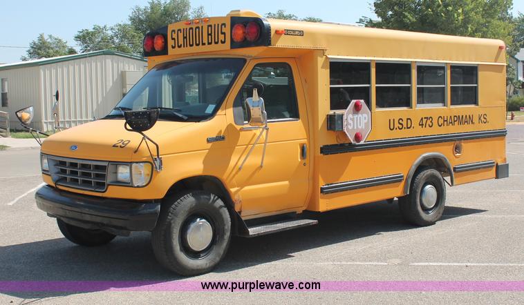 image for item C2718 1993 Ford E350 Econoline school bus