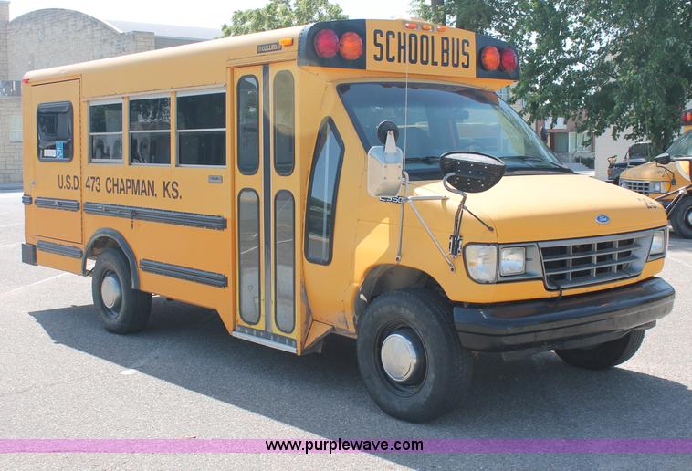 image for item C2718 1993 Ford E350 Econoline school bus