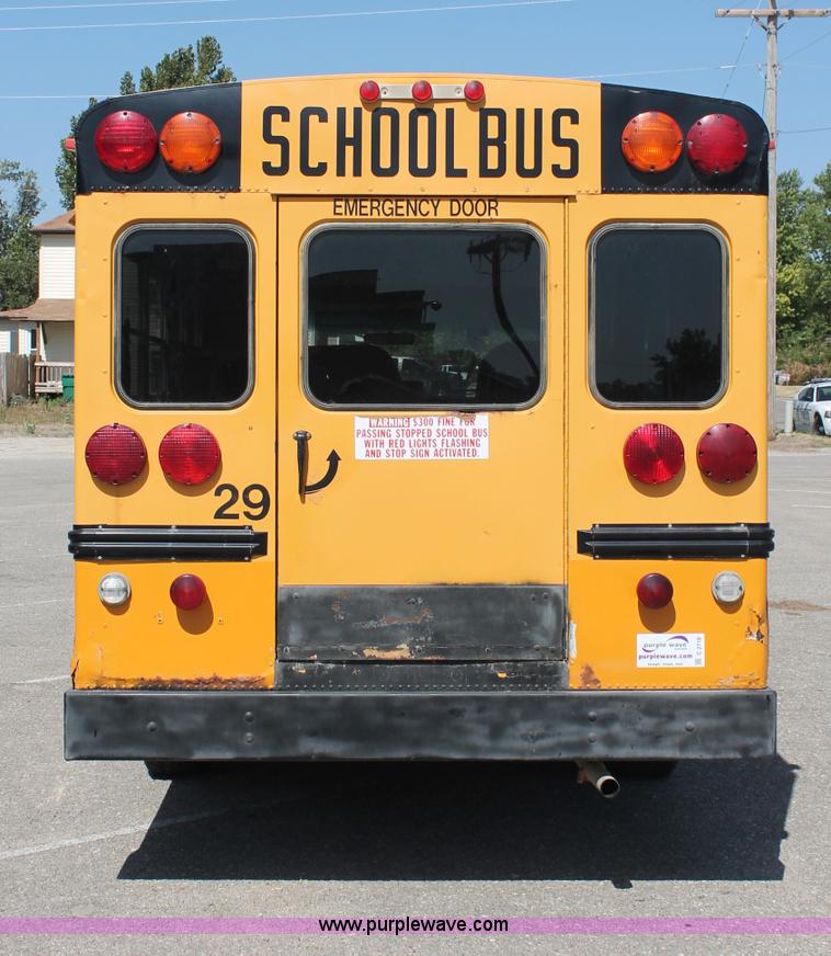 image for item C2718 1993 Ford E350 Econoline school bus