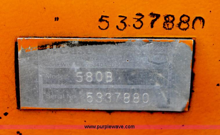 image for item D5223 Case 580B backhoe