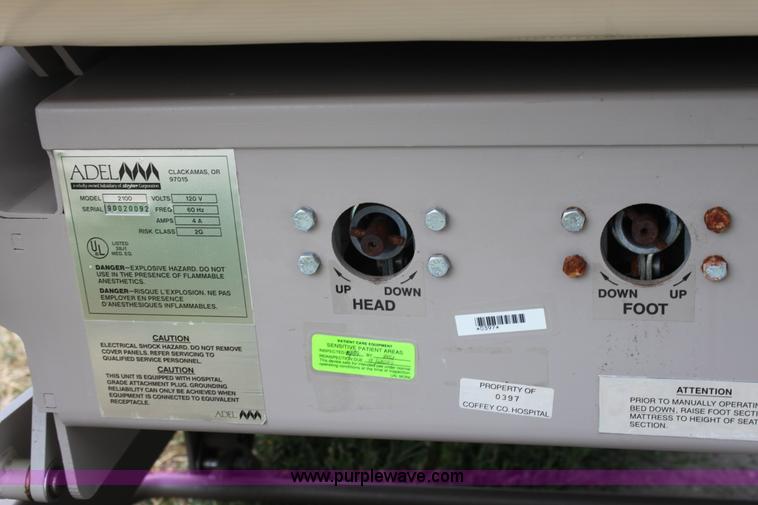 image for item D5393 Adel labor and delivery bed