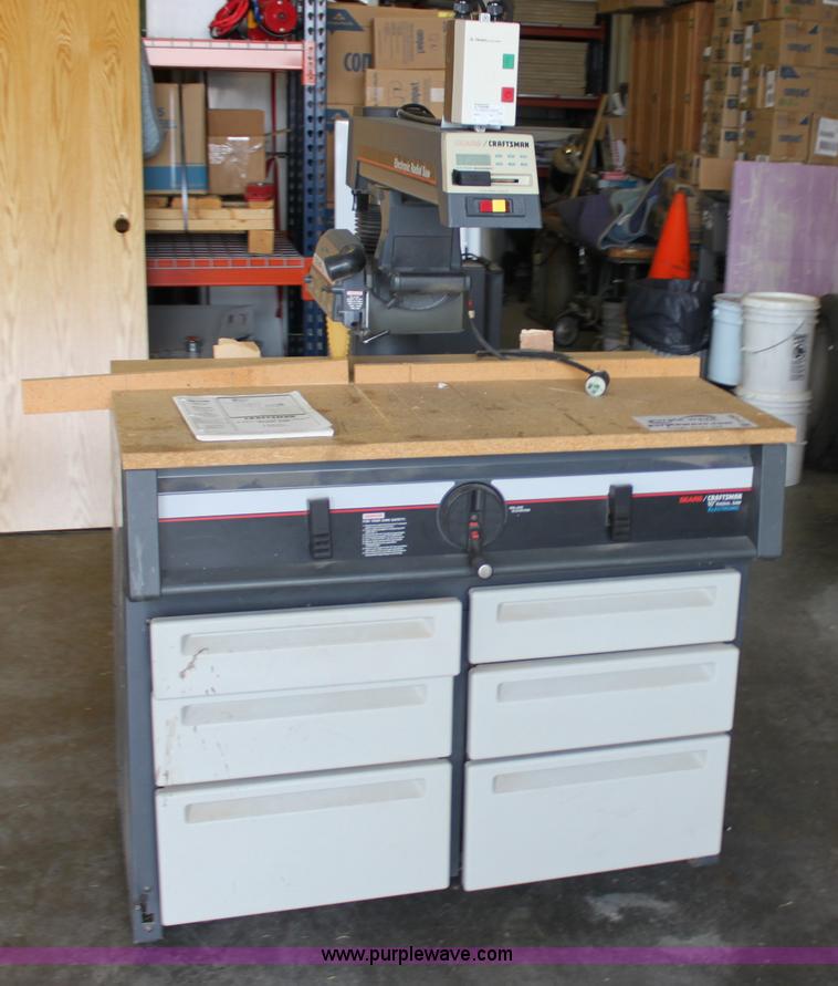 image for item D5395 Sears Craftsman 10" radial arm saw
