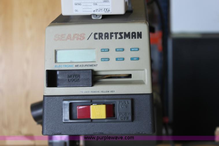 image for item D5395 Sears Craftsman 10" radial arm saw