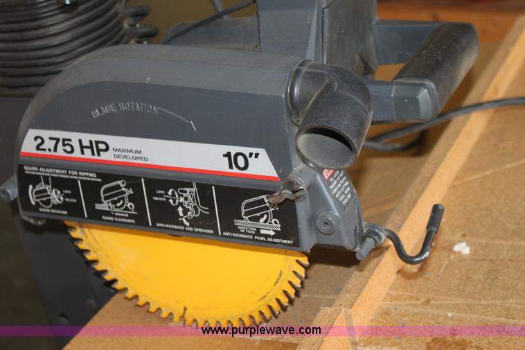 image for item D5395 Sears Craftsman 10" radial arm saw