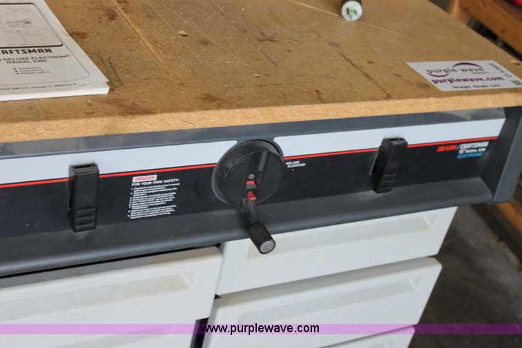 image for item D5395 Sears Craftsman 10" radial arm saw
