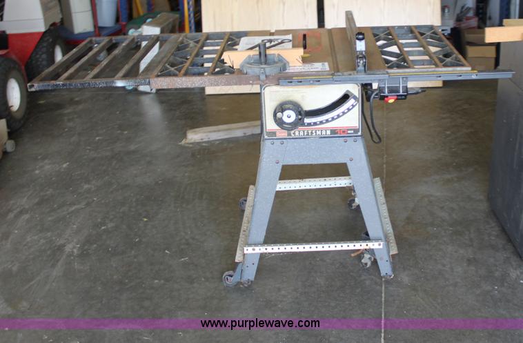 image for item D5396 Sears Craftsman 10" table saw