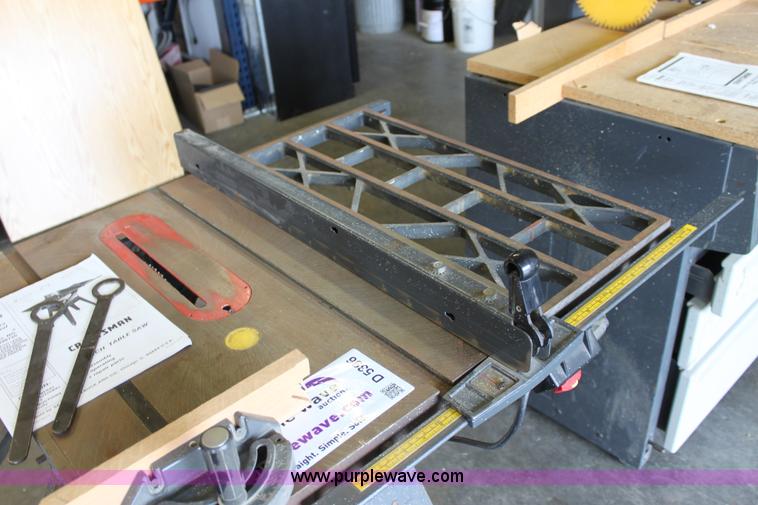 image for item D5396 Sears Craftsman 10" table saw