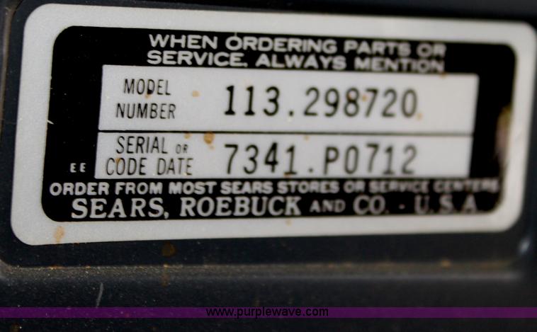 image for item D5396 Sears Craftsman 10" table saw