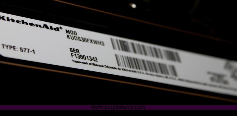 image for item D5402 Kitchen Aid dishwasher