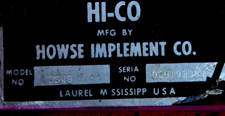 image for item D7971 House 48.5" box blade