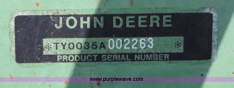 image for item D7973 John Deere 35 box blade