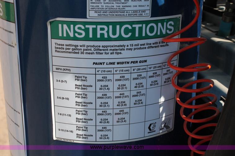 image for item L9908 Graco GA175 road laser striper