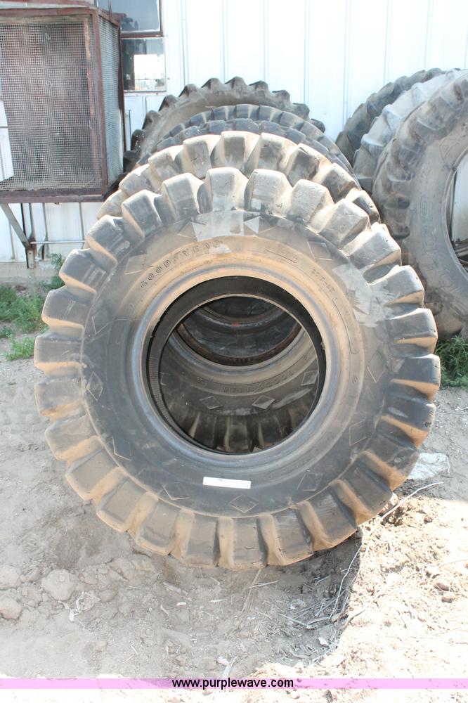 image for item L9909 (4) Goodyear 20.5-25 tires