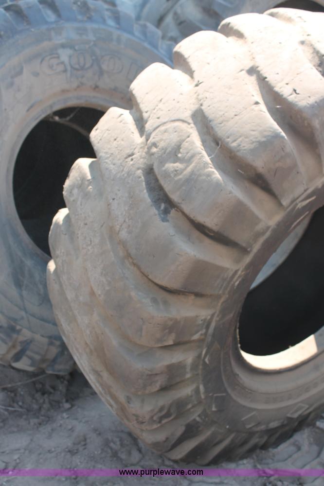 image for item L9909 (4) Goodyear 20.5-25 tires