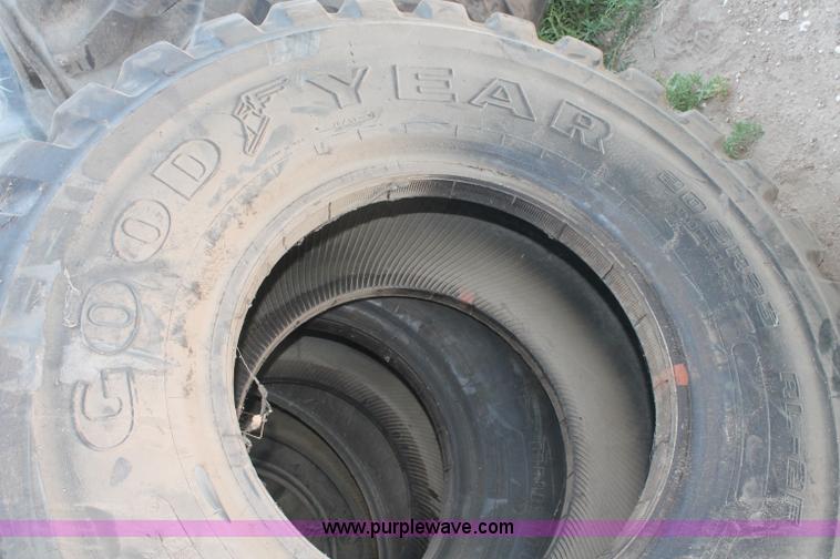 image for item L9909 (4) Goodyear 20.5-25 tires