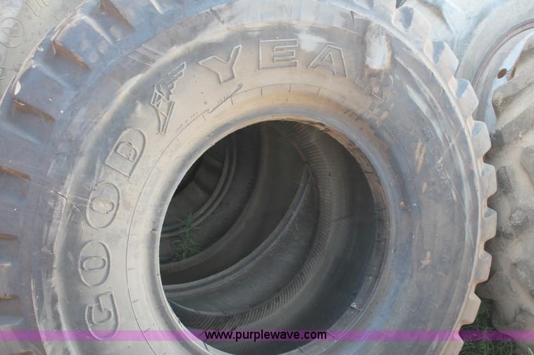 image for item L9909 (4) Goodyear 20.5-25 tires