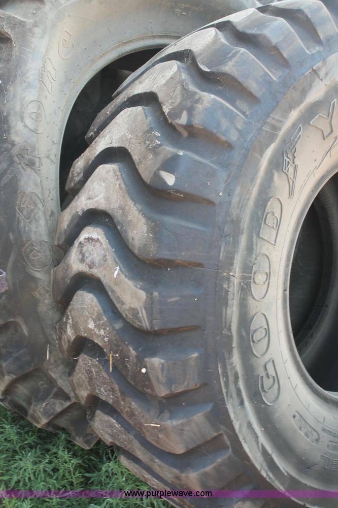image for item L9909 (4) Goodyear 20.5-25 tires