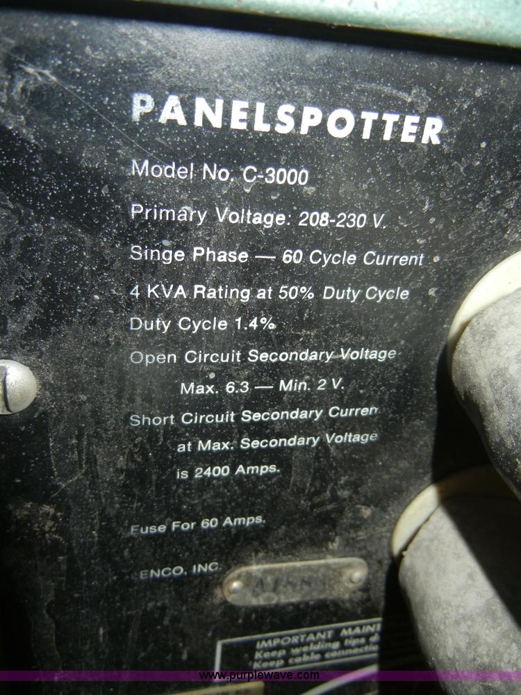 image for item M9636 Electronic Panelspotter C3000 portable spot welder