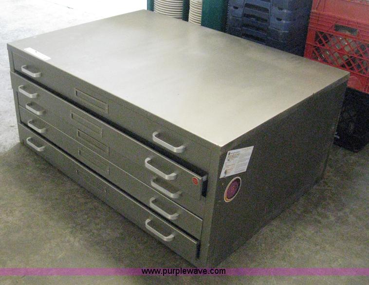 Five drawer steel blueprint in Wichita, KS Item R9593 sold