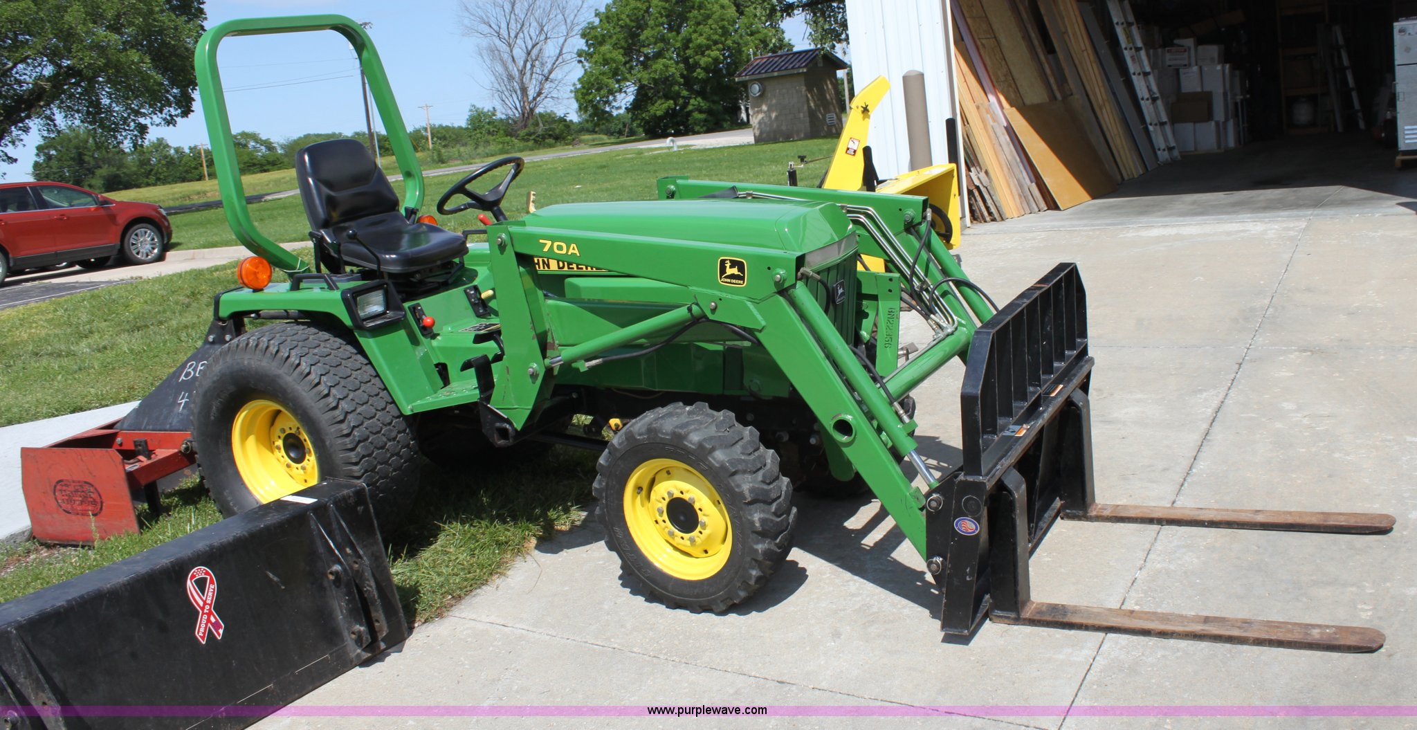 1996 John Deere 955 tractor in Burlington, KS Item D7972 sold