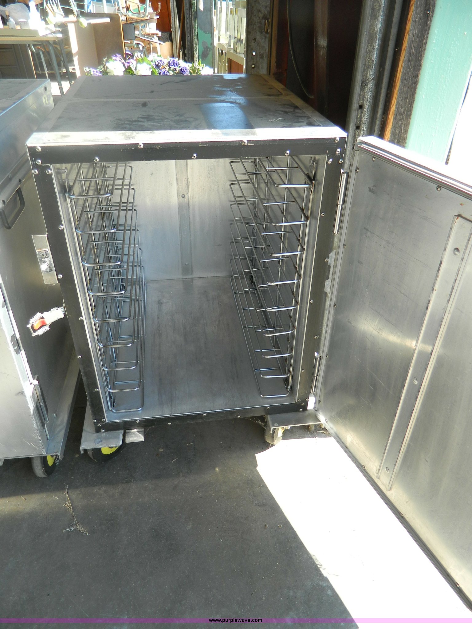(2) Crown X stainless steel food tray warmer boxes in Claflin, KS