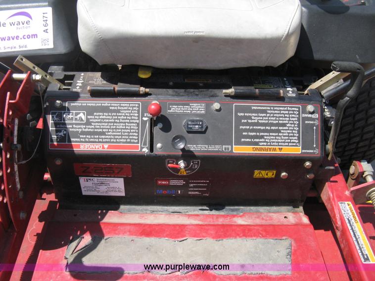 image for item A6471 Toro Z Master Z-257 ZTR commercial lawn mower