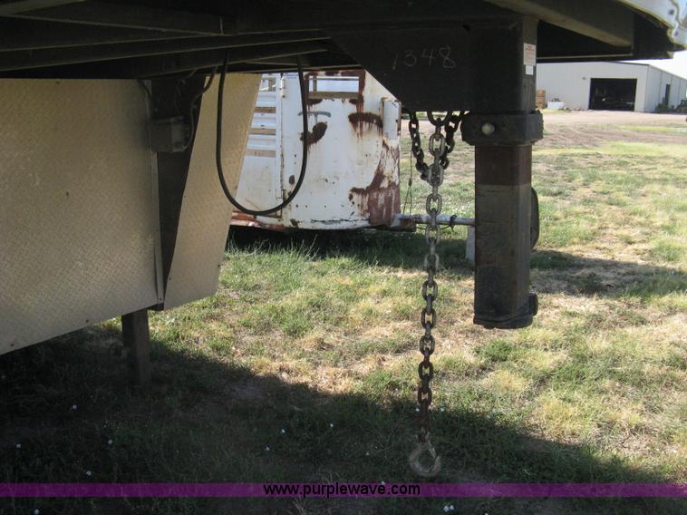 image for item A6491 2005 Continental Cargo tandem axle gooseneck cargo trailer