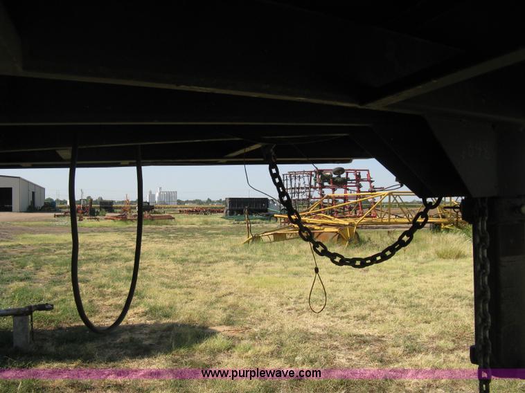 image for item A6491 2005 Continental Cargo tandem axle gooseneck cargo trailer