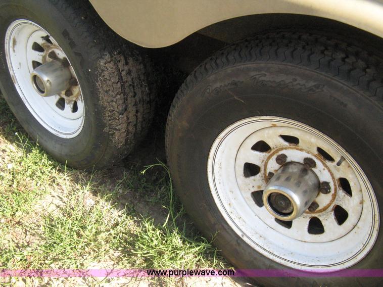 image for item A6491 2005 Continental Cargo tandem axle gooseneck cargo trailer