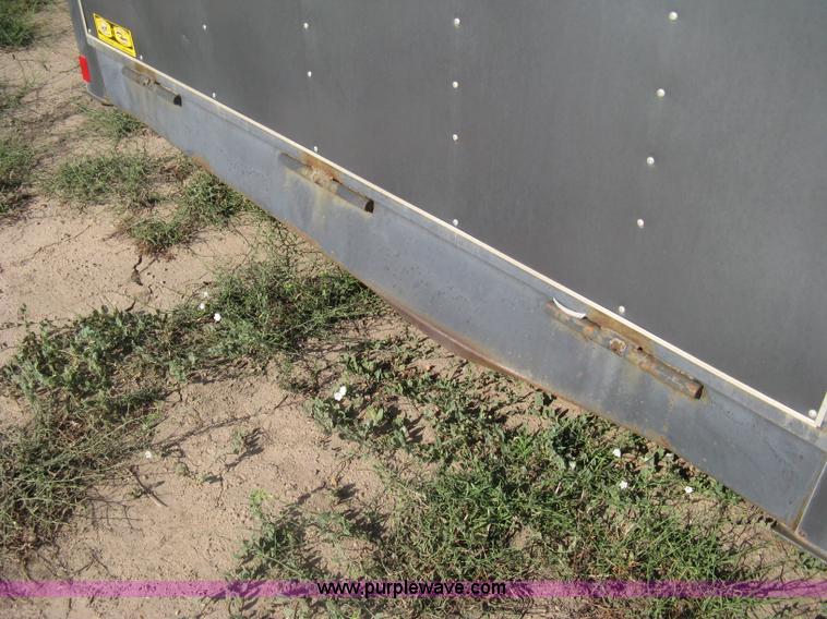 image for item A6491 2005 Continental Cargo tandem axle gooseneck cargo trailer