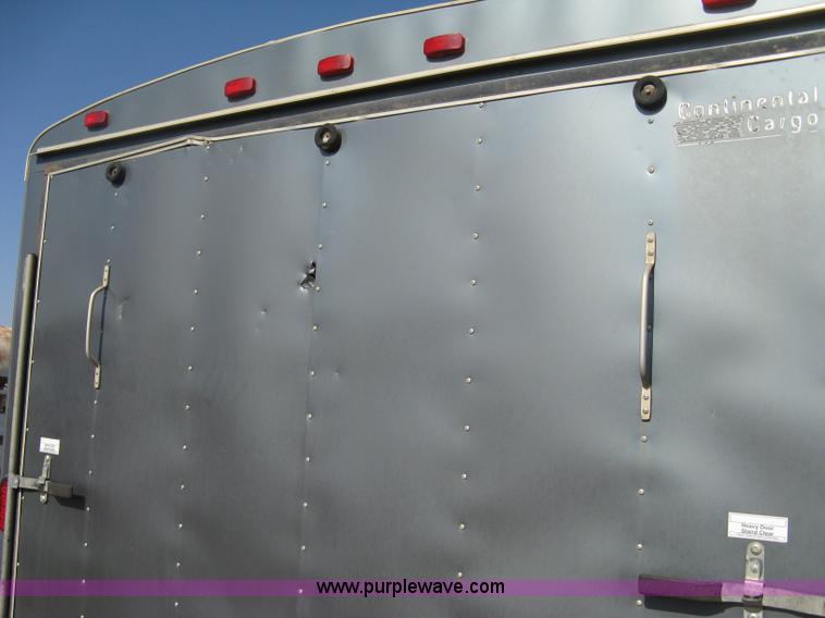 image for item A6491 2005 Continental Cargo tandem axle gooseneck cargo trailer