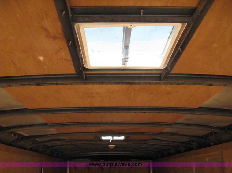 image for item A6491 2005 Continental Cargo tandem axle gooseneck cargo trailer