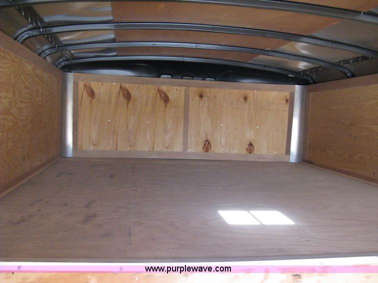 image for item A6491 2005 Continental Cargo tandem axle gooseneck cargo trailer