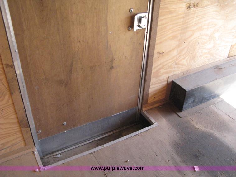 image for item A6491 2005 Continental Cargo tandem axle gooseneck cargo trailer