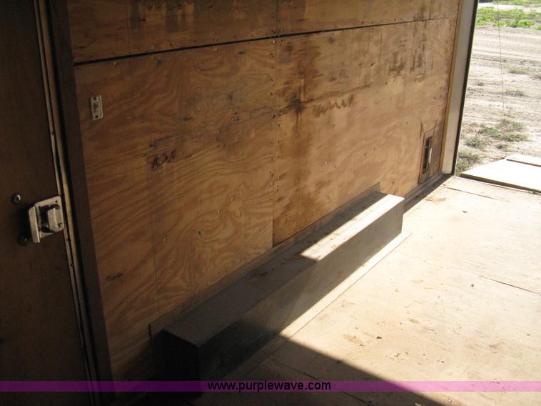 image for item A6491 2005 Continental Cargo tandem axle gooseneck cargo trailer