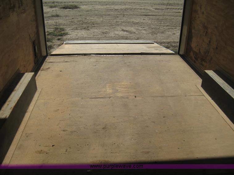 image for item A6491 2005 Continental Cargo tandem axle gooseneck cargo trailer