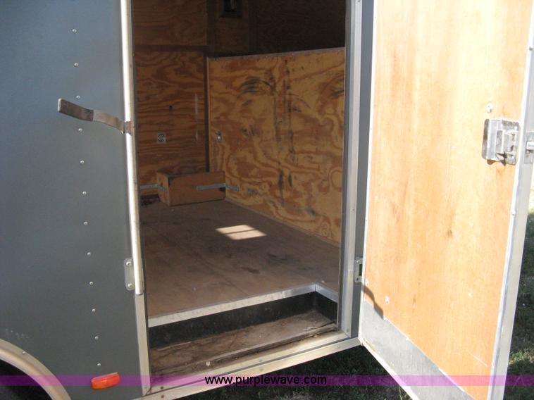 image for item A6491 2005 Continental Cargo tandem axle gooseneck cargo trailer