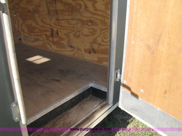 image for item A6491 2005 Continental Cargo tandem axle gooseneck cargo trailer