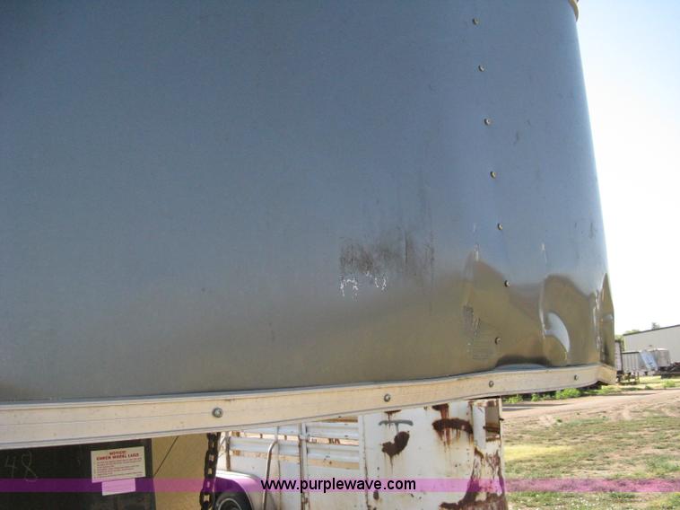 image for item A6491 2005 Continental Cargo tandem axle gooseneck cargo trailer