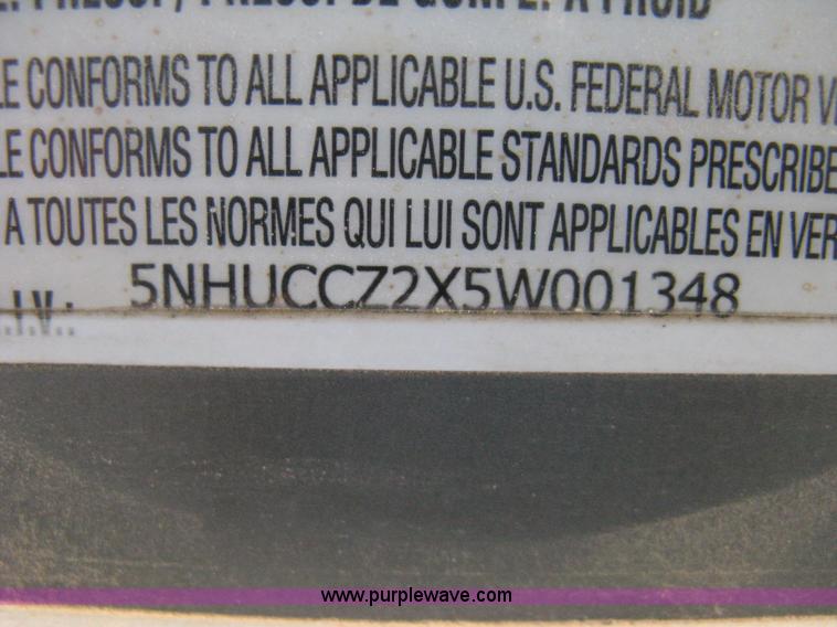 image for item A6491 2005 Continental Cargo tandem axle gooseneck cargo trailer
