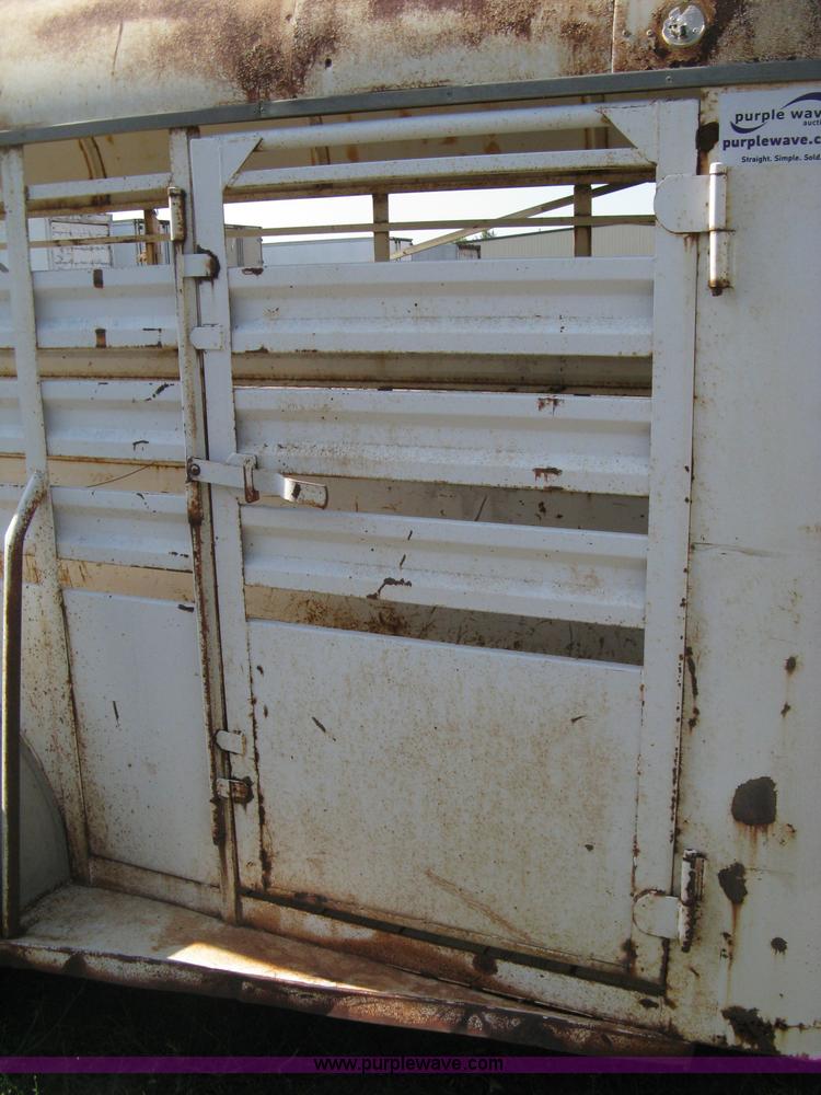 image for item A6492 1978 Hale tandem axle stock trailer