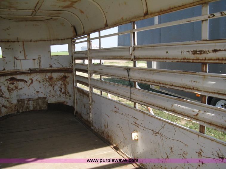 image for item A6492 1978 Hale tandem axle stock trailer