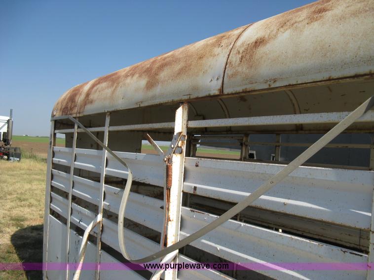 image for item A6492 1978 Hale tandem axle stock trailer