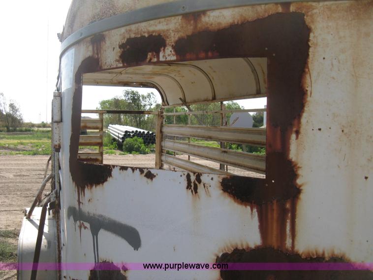 image for item A6492 1978 Hale tandem axle stock trailer