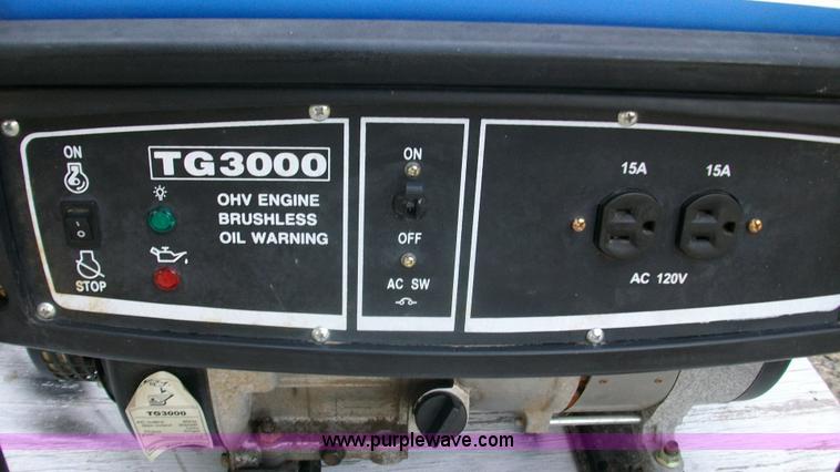 image for item B1433 Portable TG3000 generator